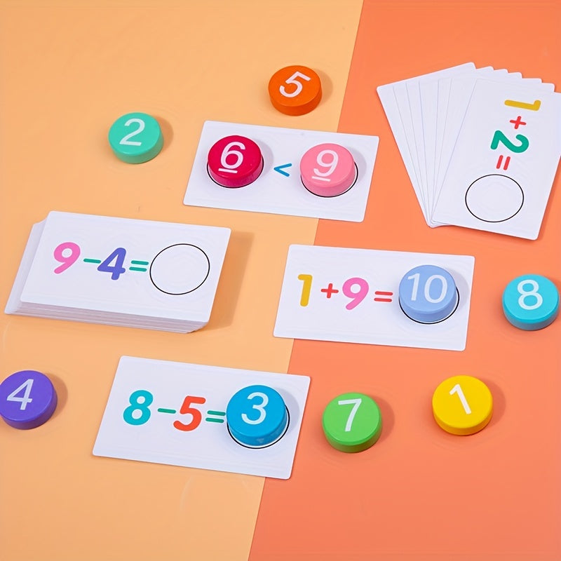 Kids mathematical addition and subtraction operation Flash Cards