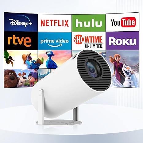 (Available on Pre-Order) 4K Mini Projector.